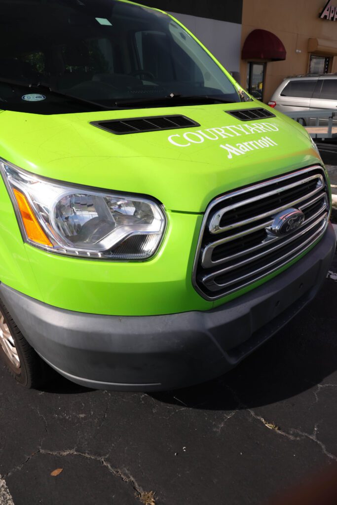 Courtyard Marriot Ford Van Full Wrap