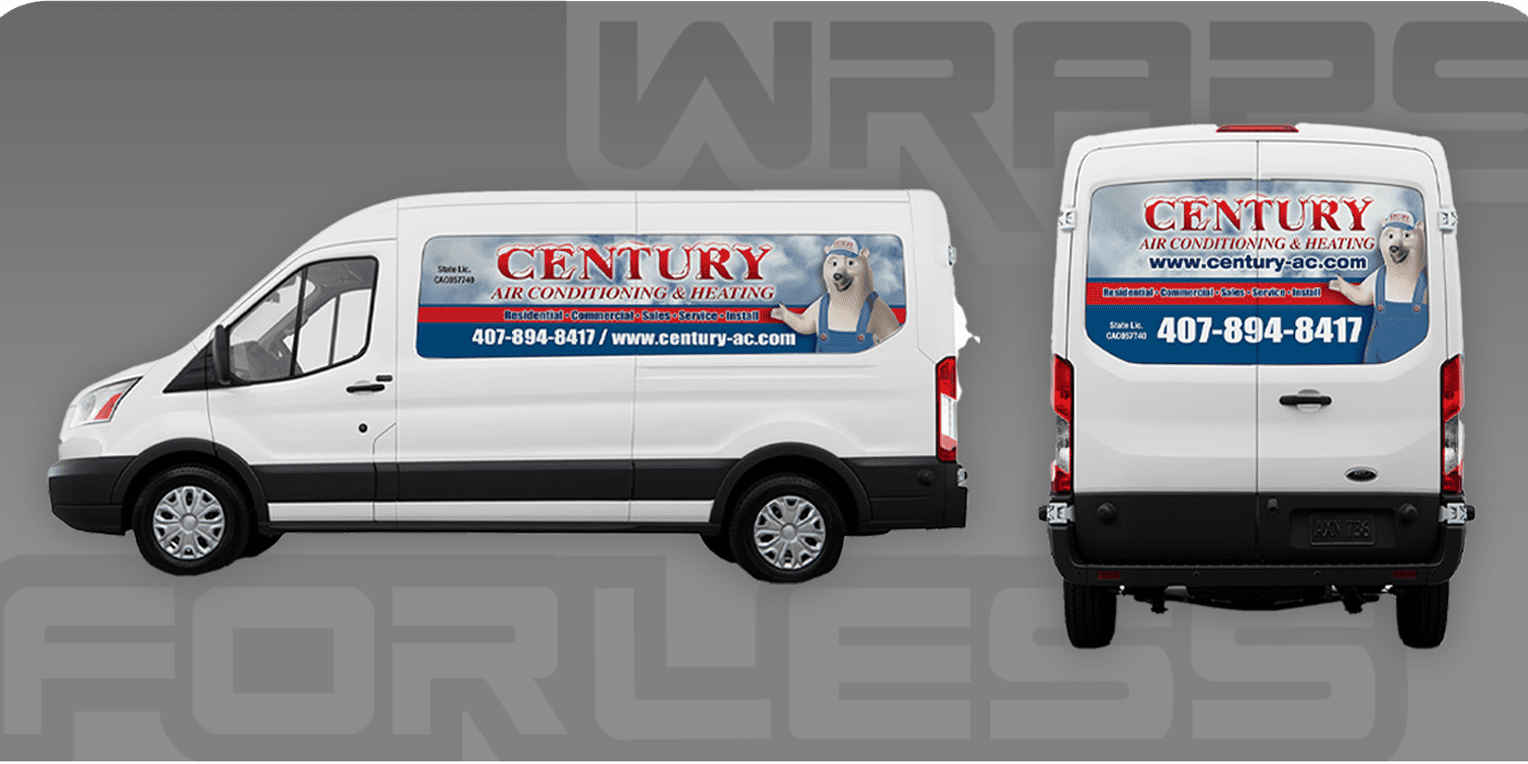 Ford Transit MR2 Partial Wrap